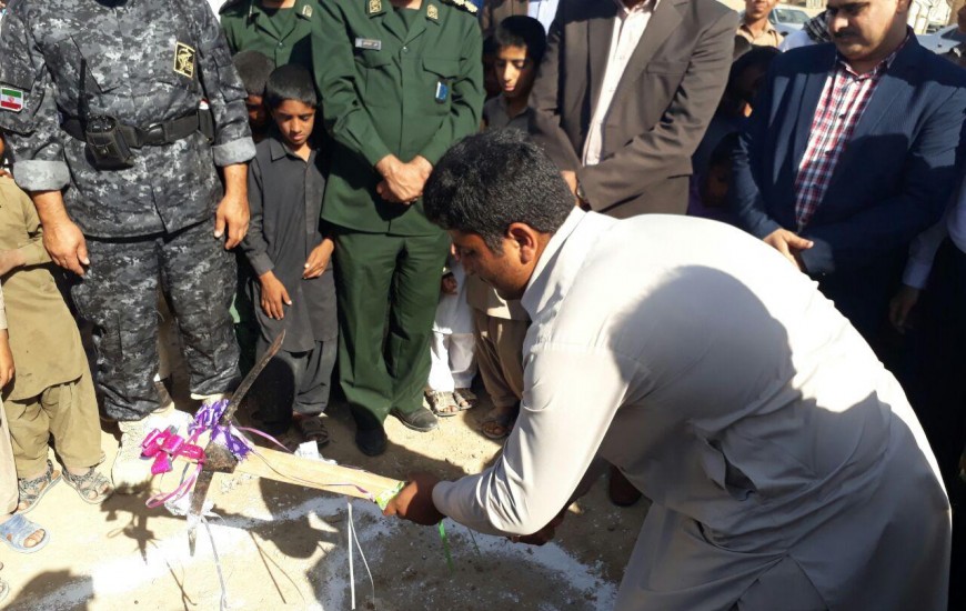 ساخت مدرسه 6 کلاسه توسط سپاه پاسداران در محروم ترین منطقه سیستان و بلوچستان