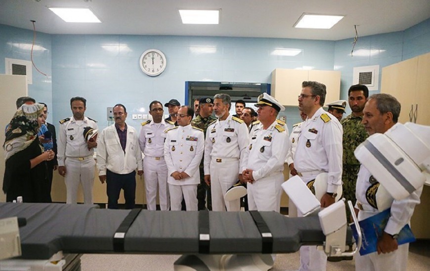 افتتاح فاز جدید بیمارستان گلستان نیروی دریایی ارتش با حضور امیر سیاری