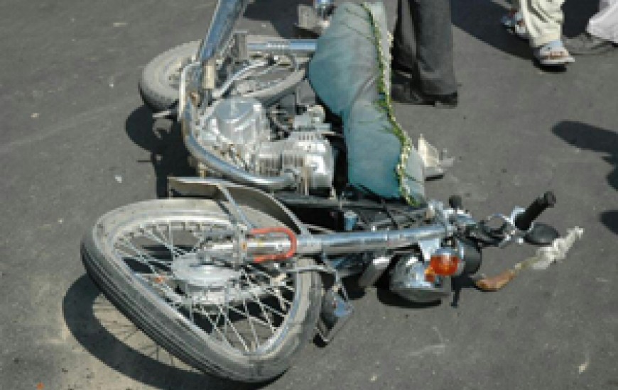 مرگ راکب موتورسیکلت و سرنشین درمحور جکیگور