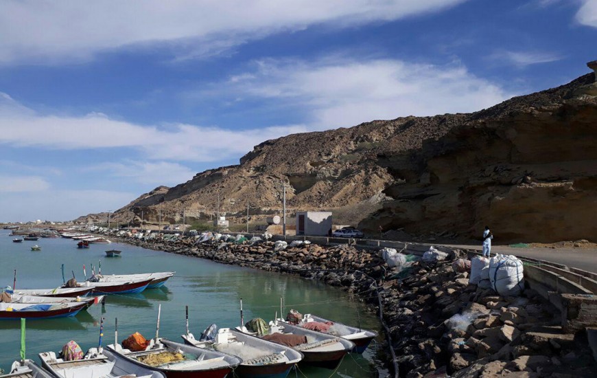گزارش تصویری/ "پزم تیاب" مرواریدی در حاشیه دریای عمان