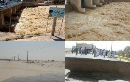 یک روستا تخلیه و 7 روستای هیرمند در معرض خطر است/ جاده دوست محمد به زابل تخریب شد