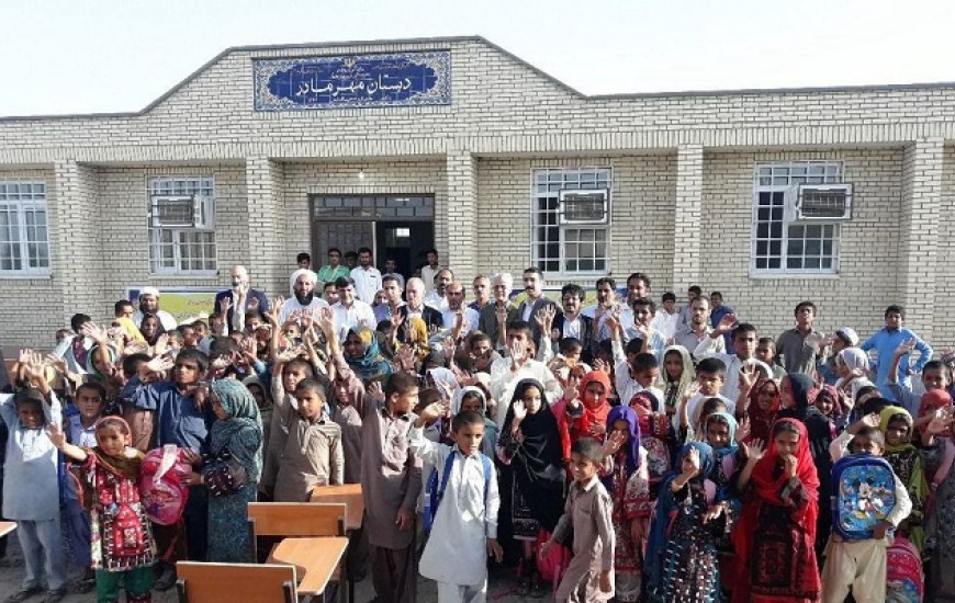مدرسه ۶ کلاسه روستای وشنام دری شهرستان چابهار افتتاح شد+ تصاویر