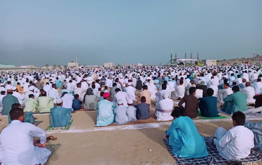 گزارش تصویری/ نماز عید سعید قربان در شهرستان چابهار برگزار شد