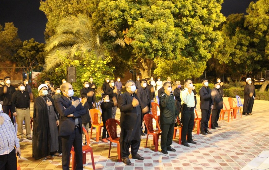 گزارش تصویری/ بازدید مسئولین چابهار از نحوه برگزاری مراسمات هیئت های مذهبی با رعایت پروتکل های بهداشتی