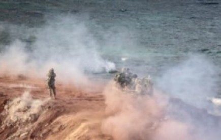 تمرین دفاع مستحکم یگان‌های نیروی زمینی سپاه از سواحل و جزایر